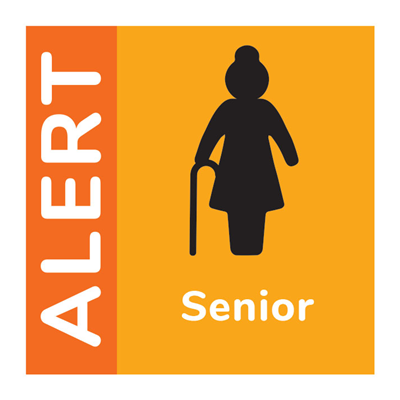 Senior Alert Sticker