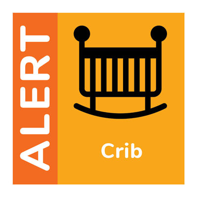 Crib Alert Sticker