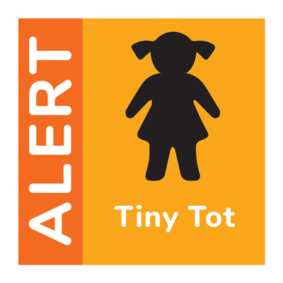 Tiny Tots Alert Sticker